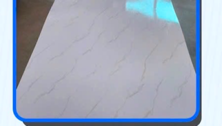 Tấm hậu tủ PVC - Vân đá VĐ01 - Tinh khiết và tinh tế