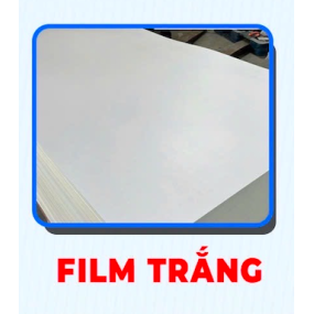 Tấm hậu tủ PVC - FILM TRẮNG