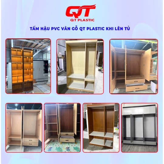 Tấm hậu tủ PVC - VG09